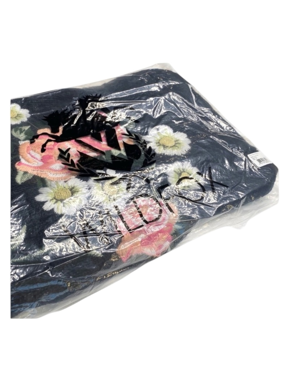 new Wildfox ❤︎ Secret Garden Floral Embroidered Knit Cardigan Sweater ❤︎ Black - Picture 13 of 16